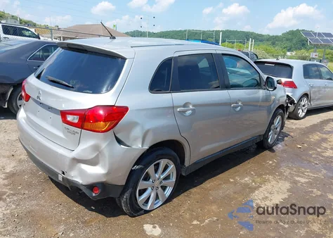 2013 Mitsubishi Outlander Sport Es from USA, damaged, VIN 4A4AR3AU2DE012889